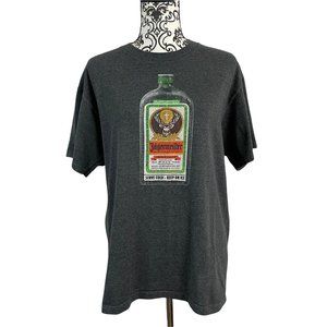 Fruit of the Loom | Women's Grey Crew Jägermeister T-Shirt Large
